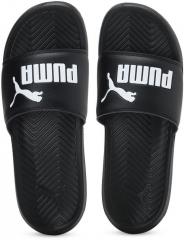 Puma Black Printed Popcat Flip Flops women