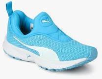 Puma Burst Slipon Aqua Blue Running Shoes women