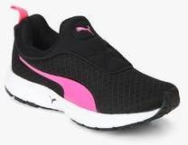 Puma Burst Slipon Black Running Shoes women