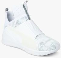 Puma Fierce Swan White Training Shoes women