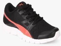 Puma Flexracer Ps Idp Black Running Shoes boys