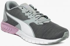 Puma Grey IGNITE Dual NM Running Shoes women