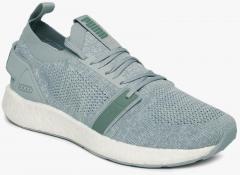 Puma Grey NRGY Neko Engineer Knit SOFTFOAM+ Running Shoes women