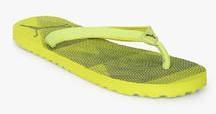 Puma Insta Idp Green Flip Flops women