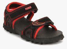 Puma Jeep Jr Black Floaters girls