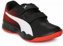 Puma Kids Black Veloz Indoor Ng V Jr Badminton Shoes girls