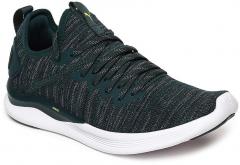 Puma Kids Green IGNITE Flash evoKNIT Jr Running Shoes