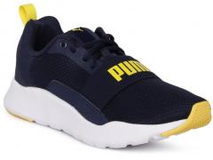 Puma Kids Navy Blue Wired Running Shoes girls