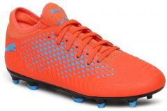 Puma Kids Orange Future 19.4 Fg/Ag Jr Football Shoes boys