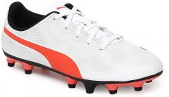 Puma Kids White Rapido Fg Jr Football Shoes girls