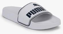 Puma Leadcat White Flip Flops men