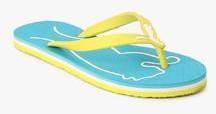 Puma Lucie 4 Dp Yellow Flip Flops women