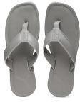 Puma Men Grey Solid Leather Thong Flip Flops