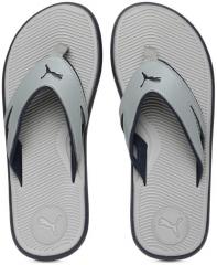 Puma Men Grey Solid Thong Flip Flops