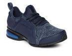 Puma Men Navy Blue Leader VT Fresh Knit Running Shoes