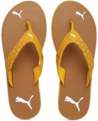 Puma Mustard Printed Thong Flip Flops men