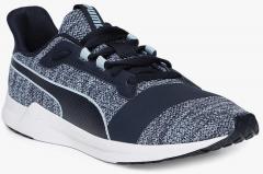 Puma Navy Blue Flex XT Actv Knit Training Shoes women