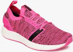 Puma Pink NRGY Neko Engineer Knit Running Shoes women