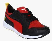 Puma Pitlane Sf Jr Black Running Shoes boys