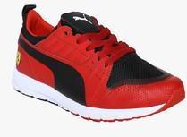 Puma Pitlane Sf Jr Red Running Shoes boys