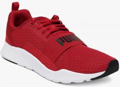 Puma Red Wired Sneakers men