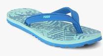 Puma Ronni Dp Blue Flip Flops women