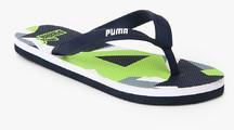 Puma Sam 2 Idp Navy Blue Flip Flops women