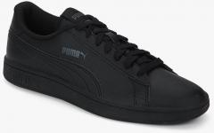 Puma Smash v2 L Junior Black Sneakers boys