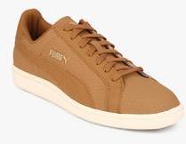 Puma Smash Woven Tan Sneakers men