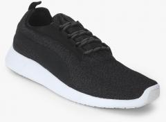 Puma St Trainer Evo V2 Knit Black Running Shoes men