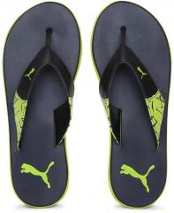 Puma Unisex Navy Blue Winglet II DP Printed Thong Flip Flops