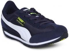 Puma Unisex Navy Bluewhirlwind Mesh Jr Idp Sneakers boys