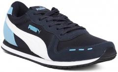 Puma Unisex Navy Cabana Racer Mesh Sneakers boys