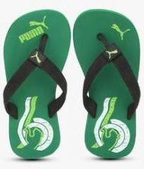 Puma Wave Jr Dp. Green Flip Flops boys