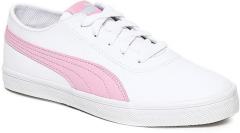 Puma White Urban Sl Jr Sneakers girls