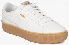 Puma White Vikky Platform VT Sneakers women