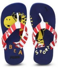 Puma Zebra Jr Dp Blue Flip Flops boys