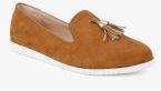 Qoo10 Tan Leather Regular Loafers Women