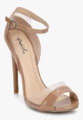 Qupid Diamond Beige Stilettos women