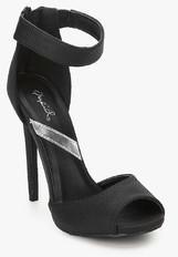 Qupid Diamond Black Stilettos women