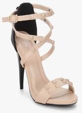 Qupid Greyson Beige Stilettos women