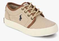 Ralph Lauren Ethan Low Beige Sneakers boys