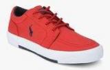 Ralph Lauren Faxon Ii Red Sneakers girls