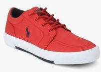 Ralph Lauren Faxon Ii Red Sneakers girls