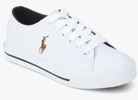 Ralph Lauren Scholar White Sneakers boys