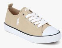 Ralph Lauren Wrentham Low Beige Sneakers boys