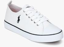 Ralph Lauren Wrentham Low White Sneakers boys