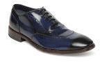 Raymond Navy Blue Leather Formal Shoes Men