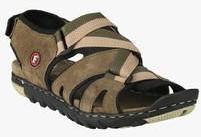 Real Blue Brown Sandals men