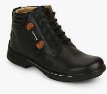 Red Chief Black Derby Boots men